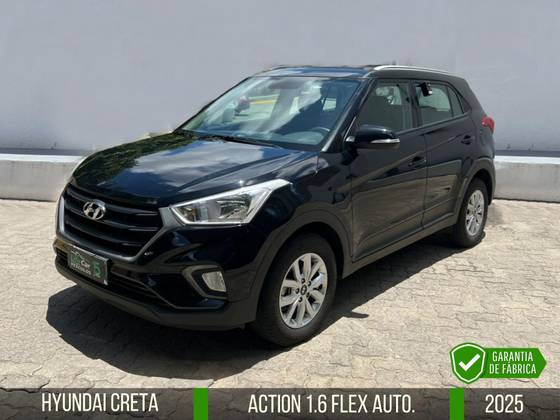 HYUNDAI CRETA 1.6 16V FLEX ACTION AUTOMÁTICO HYUNDAI CRETA 1.6 16V FLEX ACTION AUTOMÁTICO